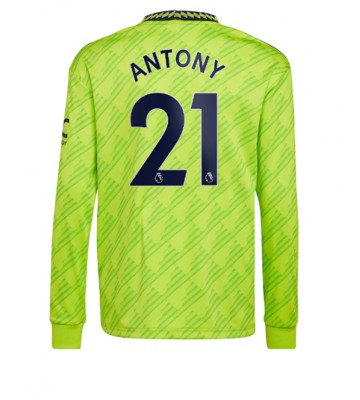 Manchester United Antony #21 Tredjedrakt 2022-23 Langermet